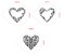 Swirl Valentine Heart Cookie Stencils | C202 by Designer Stencils | Cookie Decorating Tools |